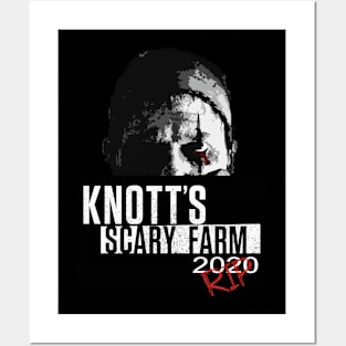 Knott's Scary Farm 2020 RIP Posters and Art